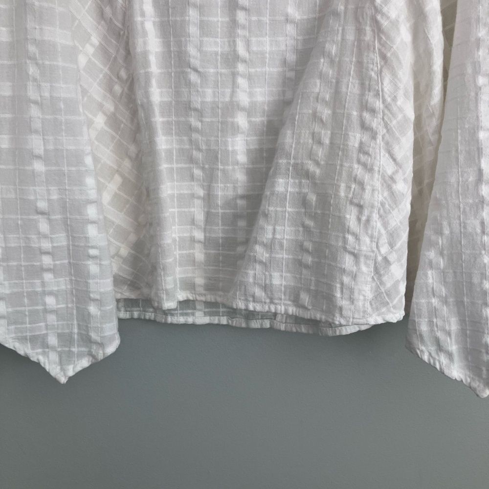 PRANA White Cotton Rhia Asymmetric Circle Skirt Size 4 - Picture 6 of 12